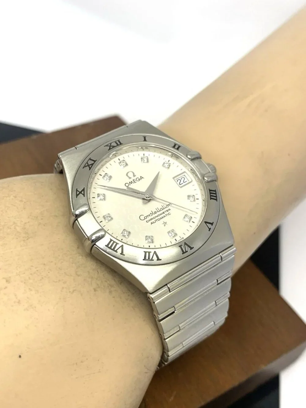 Omega Constellation Watch 50 Years Anniversary Diamond Swiss Automatic 35.5mm